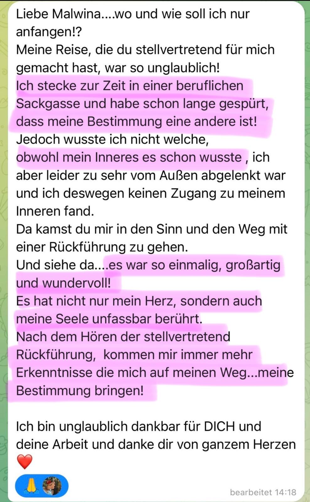 Klienten-Nachricht